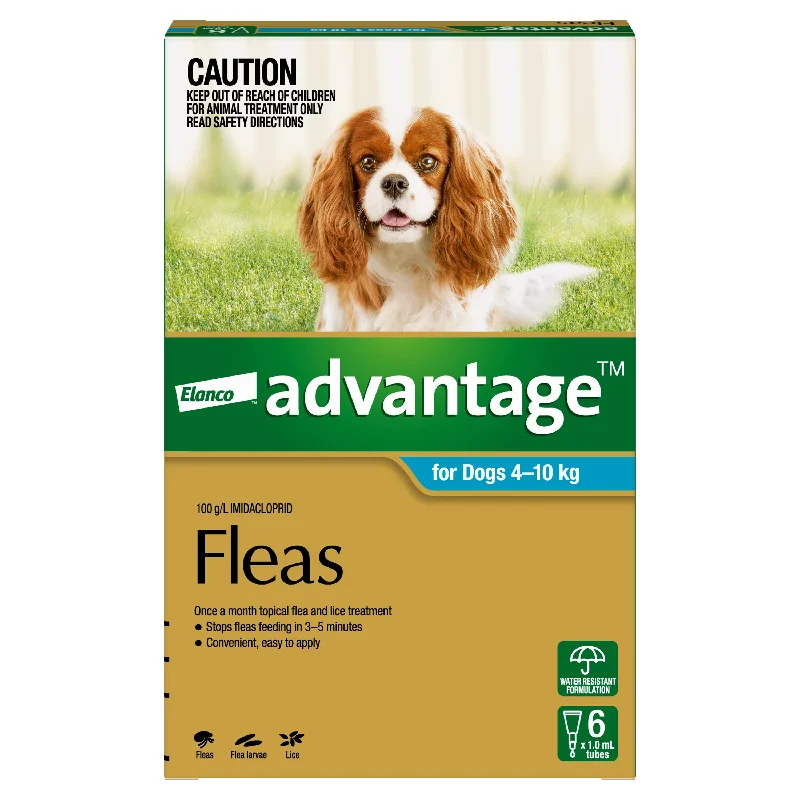 Advantage - Flea Treatment for Dogs 4-10kg (6pk)