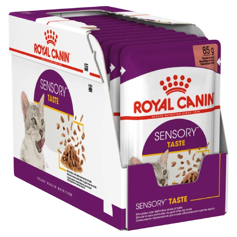 Royal Canin - Sensory Taste Gravy Adult Cat Wet Food (85g x 12pk)