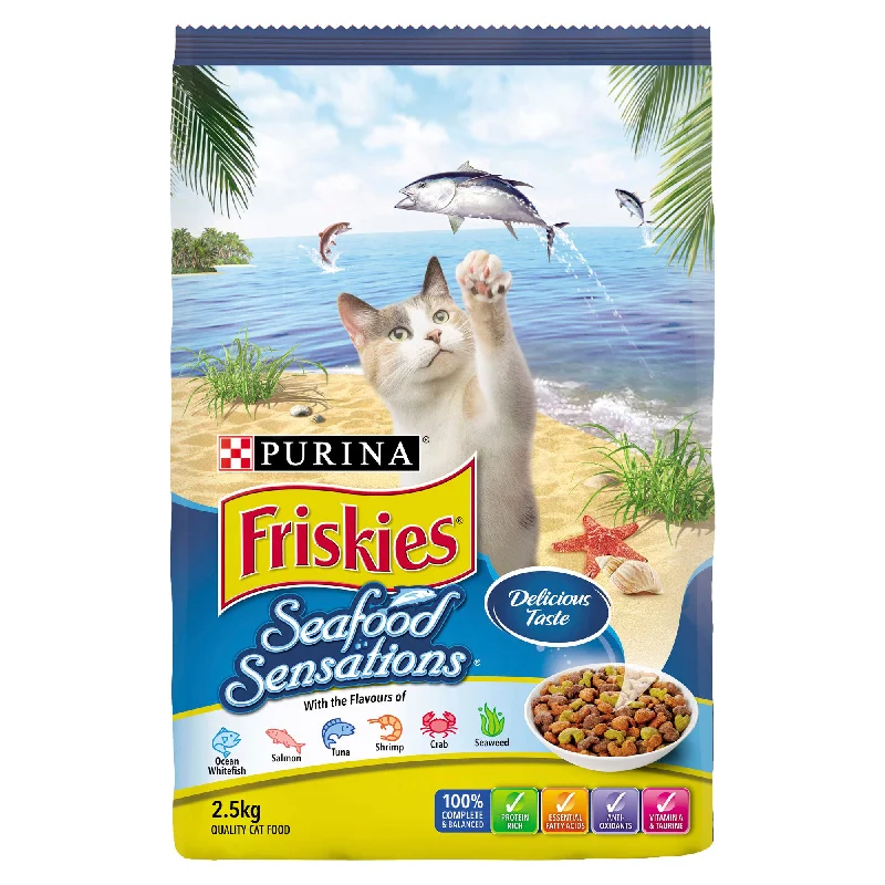 Friskies - Adult Seafood Sensation Cat Dry Food