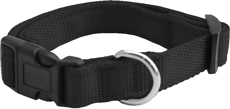 Furwear - Padded Dog Collar (Black)