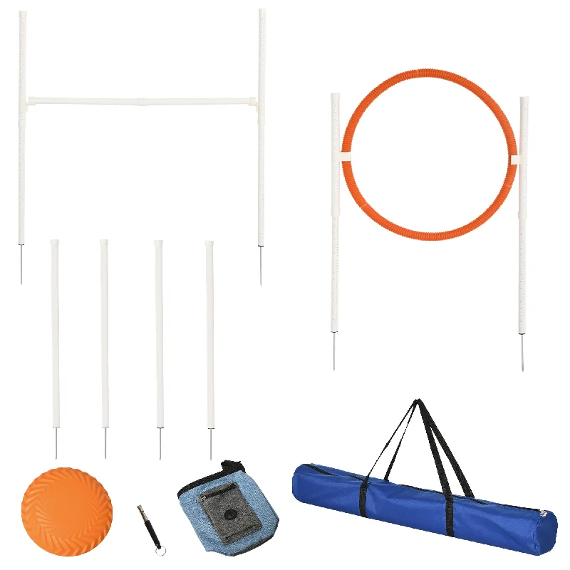 PawHut Dog Agility Equipment Obedience Training Set For Dogs - Multicoloured