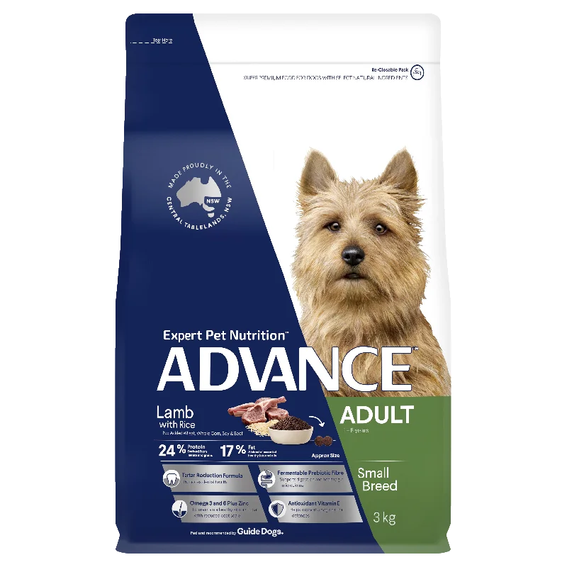 ADVANCE - Adult Small Breed Lamb with Rice Dog Dry Food (3kg)