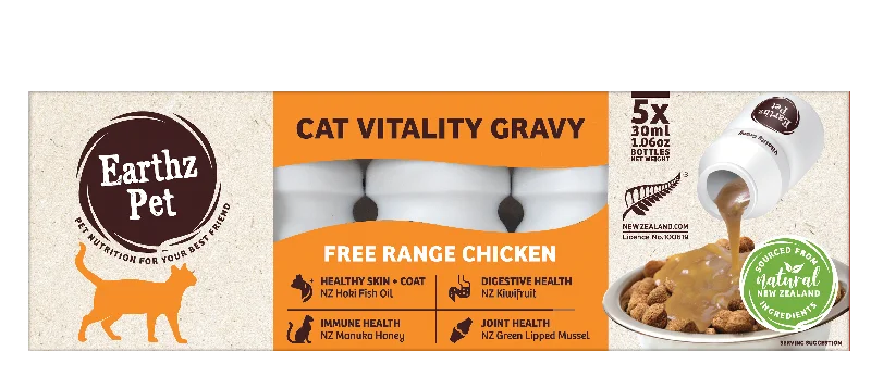 Earthz Pet - Cat Vitality Gravy Chicken (5pk x 30ml)