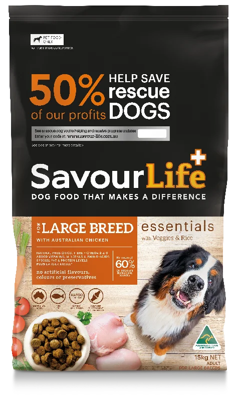 SavourLife - Essentials Chicken Large Breed Dog Dry Food (15kg)