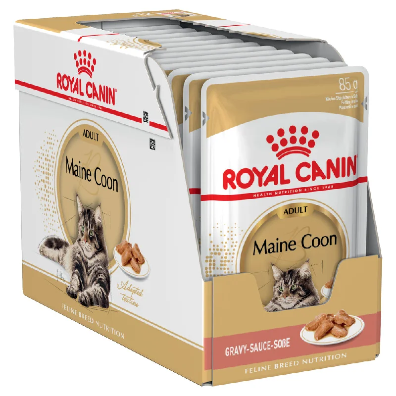 Royal Canin - Maine Coon Breed Gravy Adult Cat Wet Food (85g x 12pk)