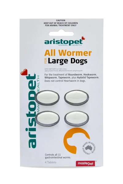 Aristopet - All Wormer For Large Dogs (4pk)