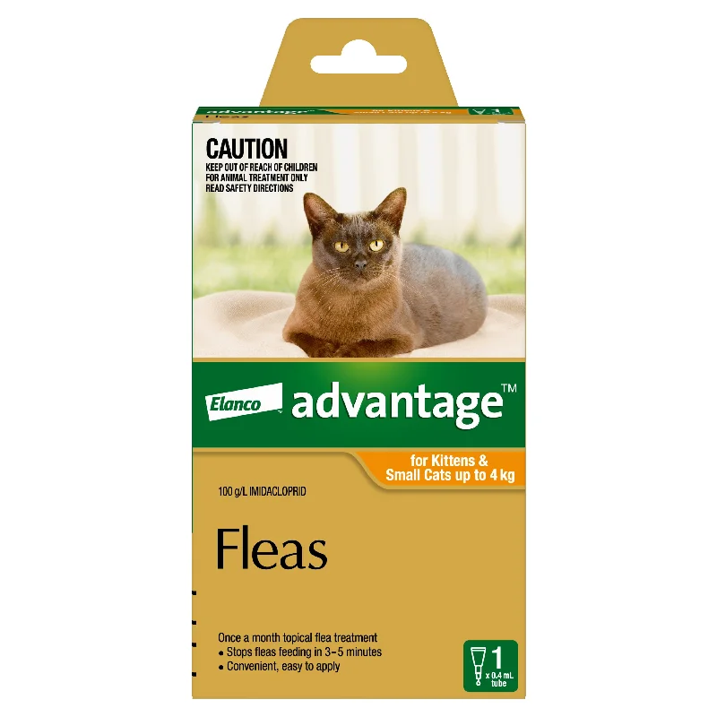 Advantage - Flea Treatment for Cats up to 4kg (1pk)