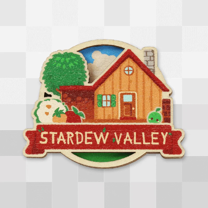 Farmhouse Wooden Pin