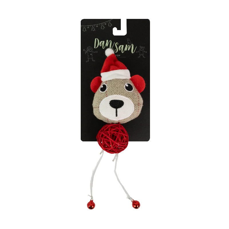 Dan & Sam - Christmas Rattan Ball Mouse (23cm)