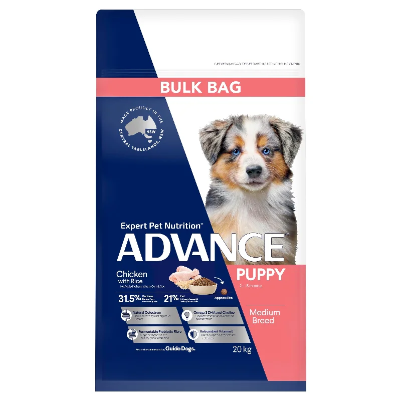 ADVANCE - Puppy Medium Breed Chicken with Rice Dog Dry Food (20kg)