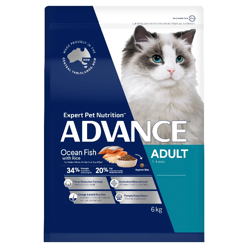 ADVANCE - Adult Ocean Fish with Rice Dry Cat Food (6kg)