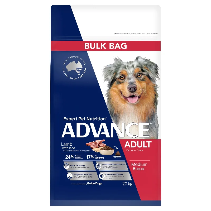 ADVANCE - Adult Medium Breed Lamb with Rice Dog Dry Food (20kg)