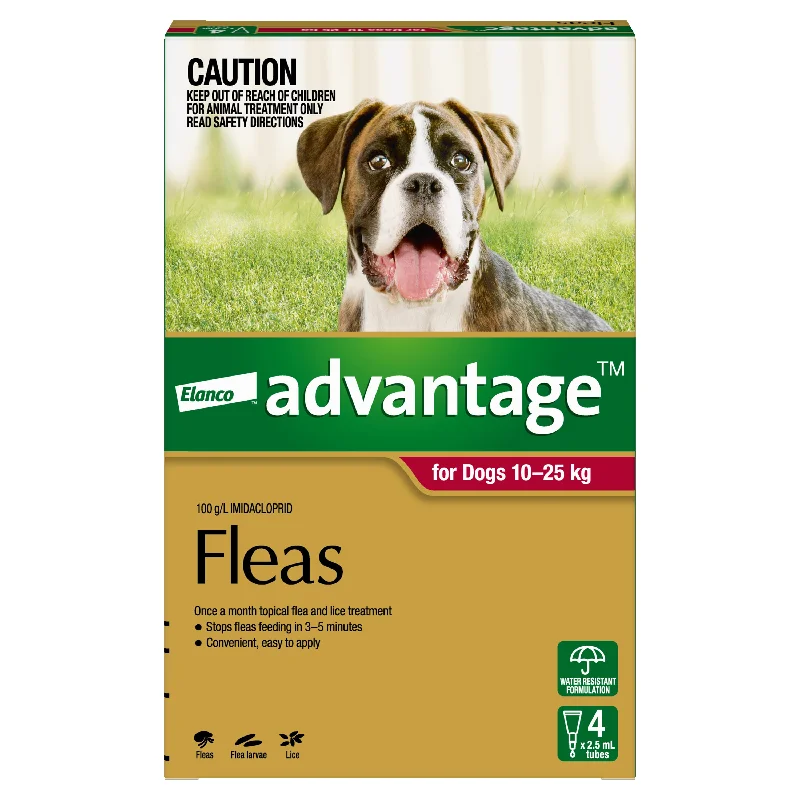 Advantage - Flea Treatment for Dogs 10-25kg (4pk)