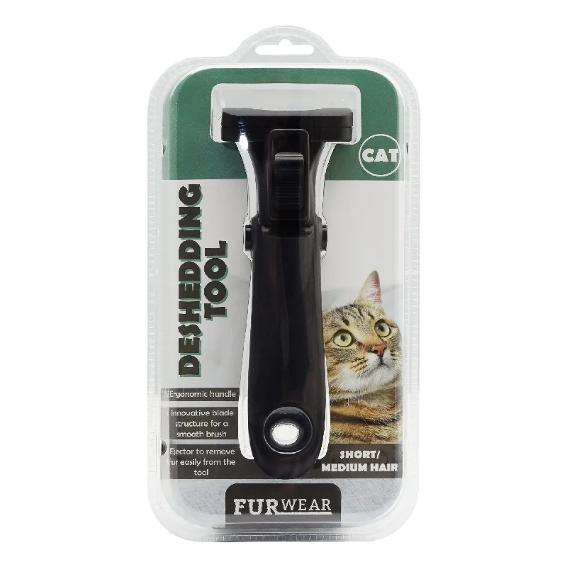 Furwear - DeShedding Tool for Cats (Short/Medium Hair)