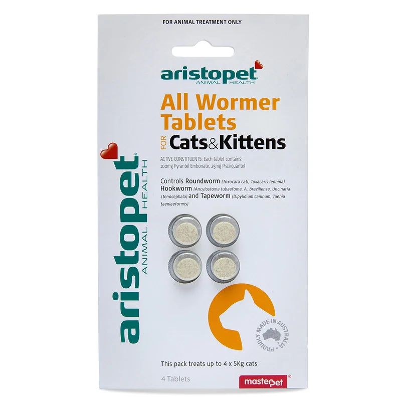 Aristopet - All Wormer For Cats and Kittens (4pk)