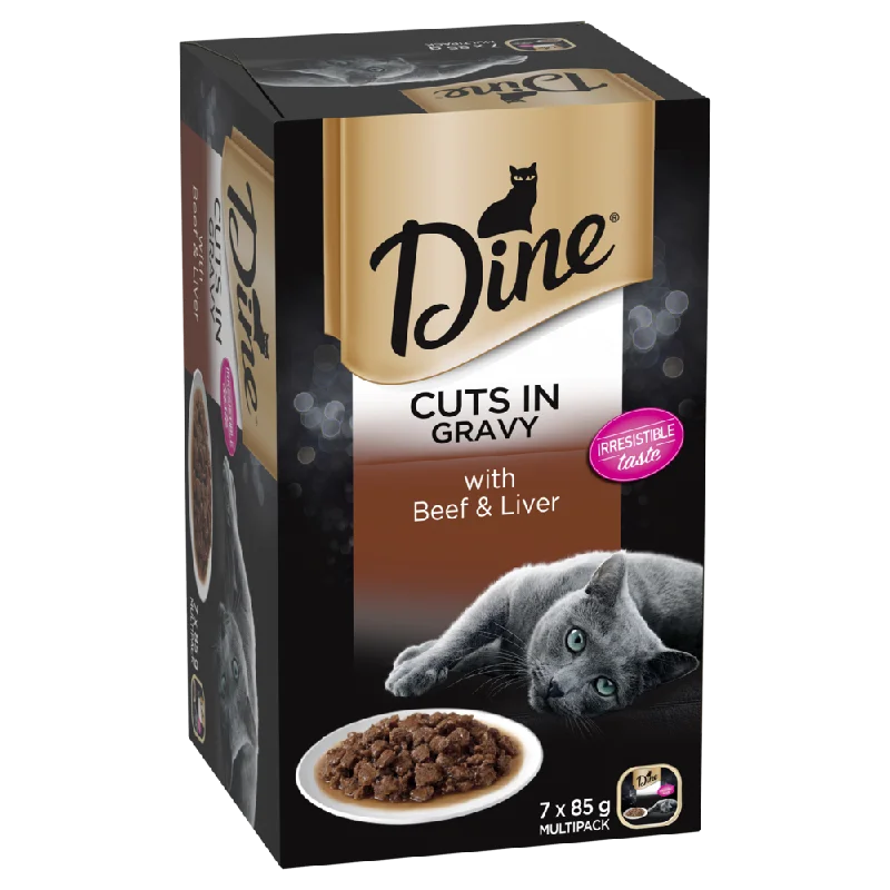 DINE - Beef & Liver Cat Wet Food (85g x 7pk)