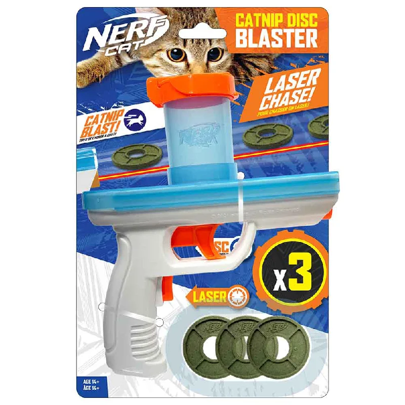 Nerf Pet - Catnip Blaster with 3 Discs Cat Toy