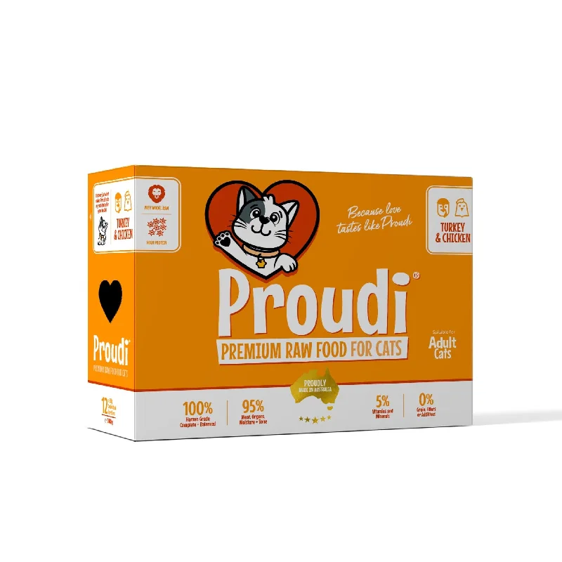 Proudi - Turkey & Chicken for Cats (1.08kg)