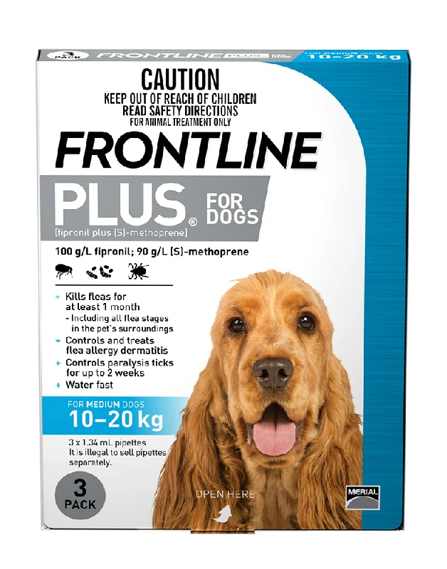 Frontline Plus - Dog 10-20kg (3pk)