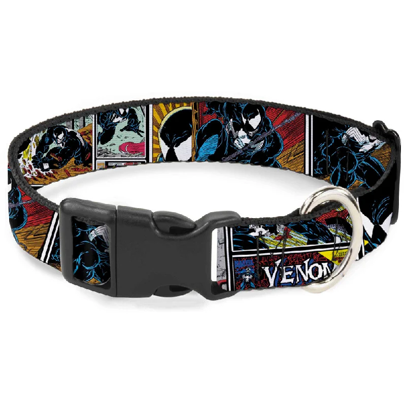 Plastic Clip Collar - Venom Comic Book Panels