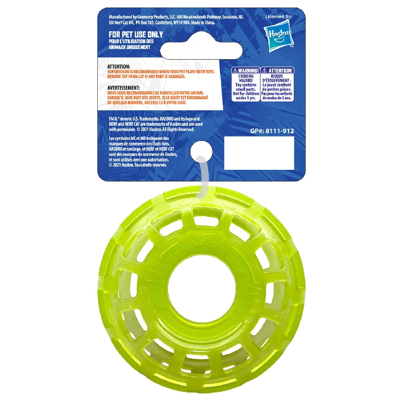 Nerf Pet - Transparent PP Rattle Ring Cat Toy (9cm)