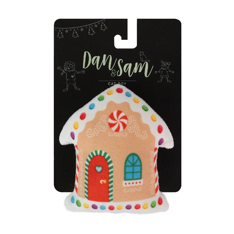 Dan & Sam - Christmas Gingerbread House (10cm)