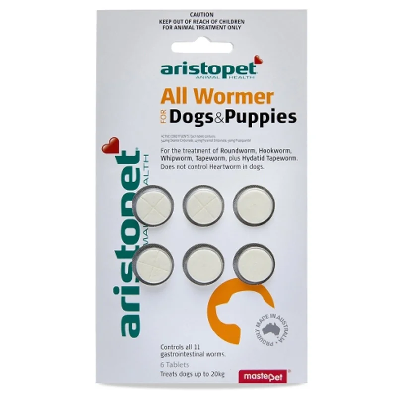 Aristopet - All Wormer For Dogs and Puppies (6pk)