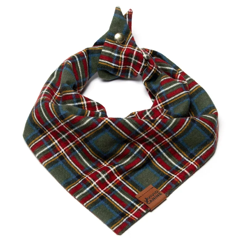 Dog Bandana - Eddie Bauer Tartan Plaid