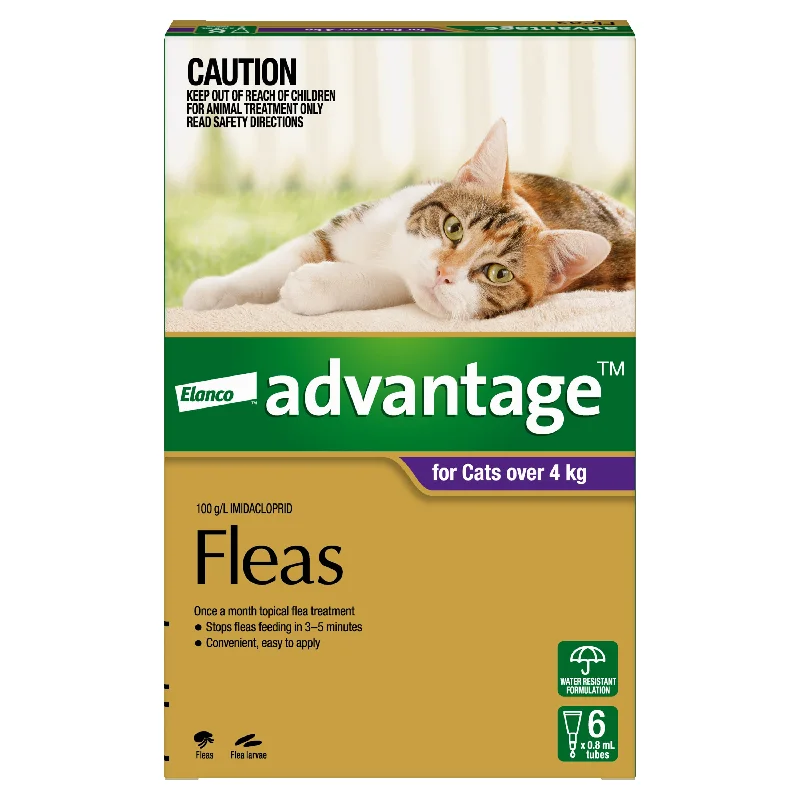 Advantage - Flea Treatment for Cats over 4kg (6pk)