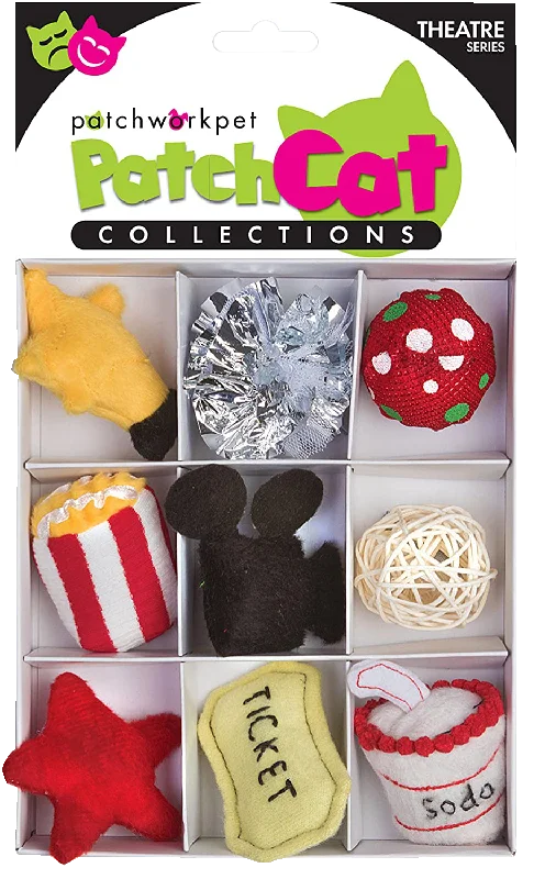 Patchwork - Theatre Box Cat Toy (7in)