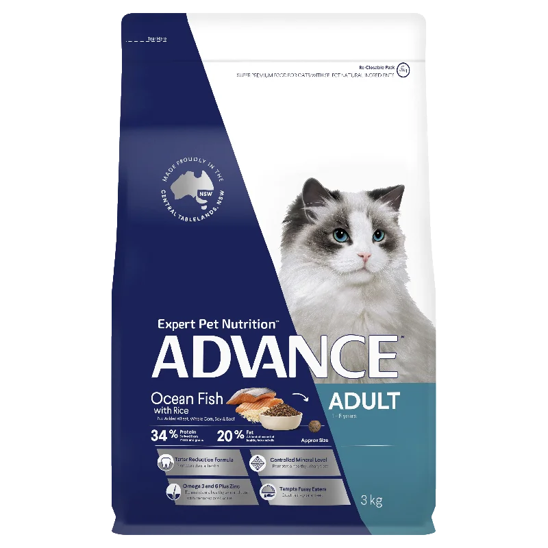 ADVANCE - Adult Ocean Fish with Rice Dry Cat Food (3kg)