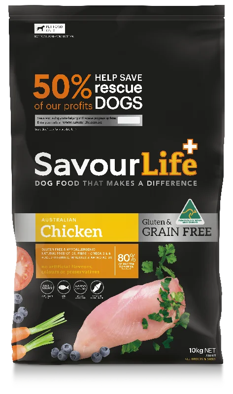 SavourLife - Grain Free Chicken Dog Dry Food (10kg)