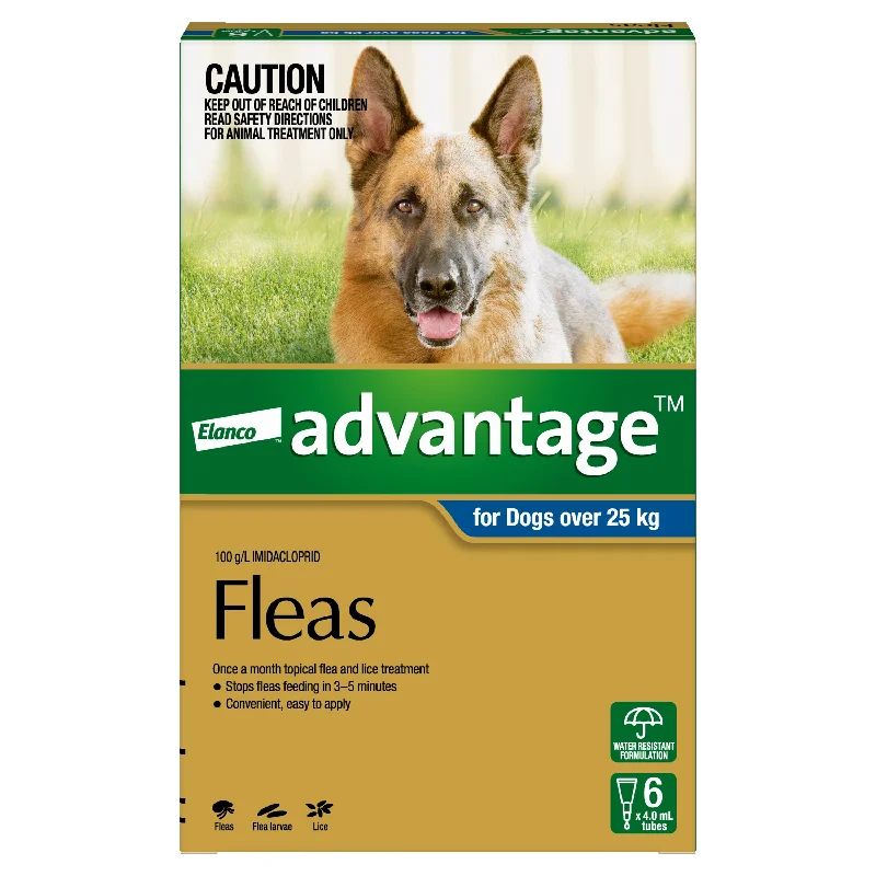 Advantage - Flea Treatment for Dogs over 25kg (6pk)