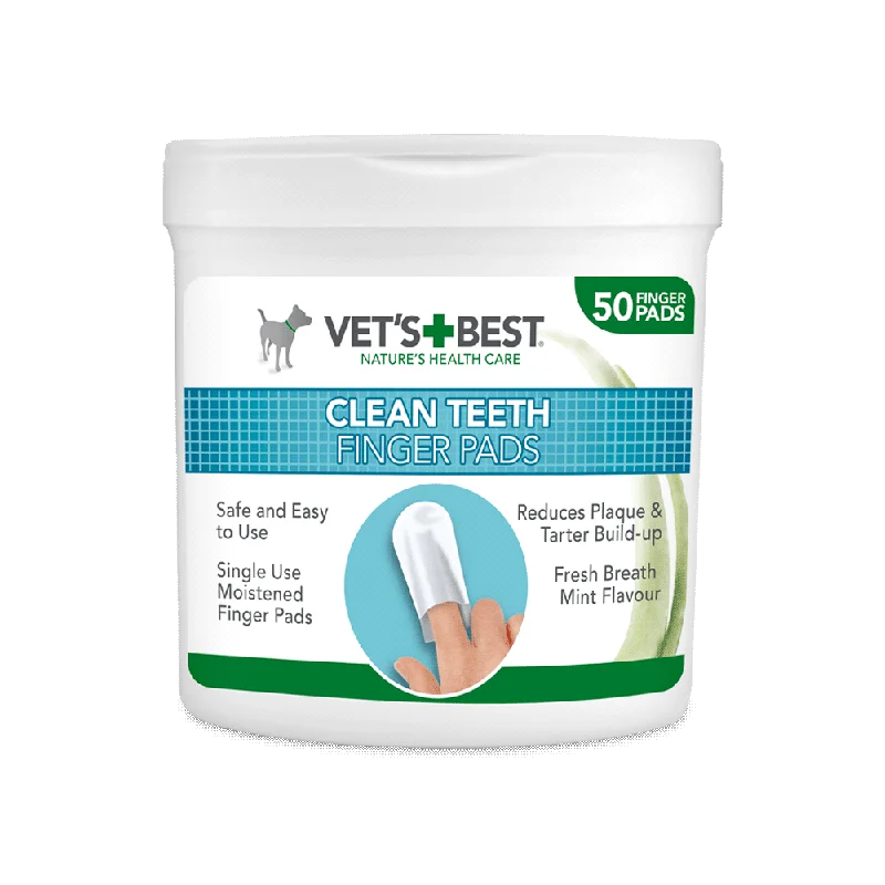 Vets Best - Dental Care Finger Wipes (50pk)