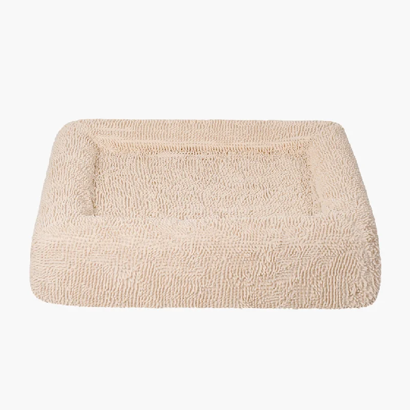 Orthopedic Memory Foam Dog Bed - Cream (Small)