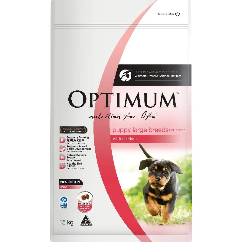 OPTIMUM - Puppy Large Breed with Chicken Dry Dog Food (15kg)