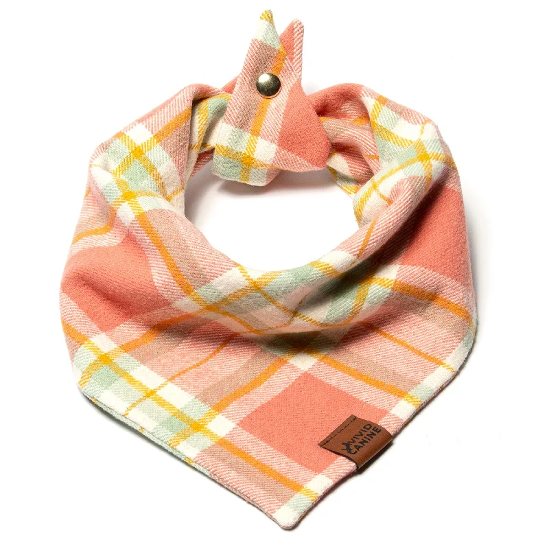 Dog Bandana - Pastel Madras Plaid