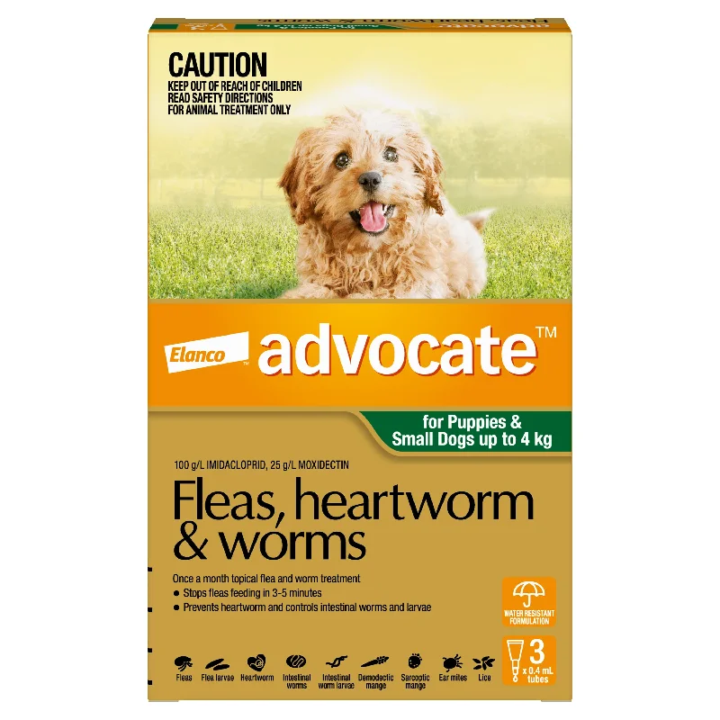 Advocate - Dog up to 4kg (3pk)