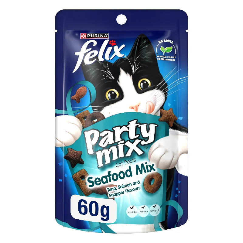 FELIX - Party Mix Seafood Cat Treats (60g)