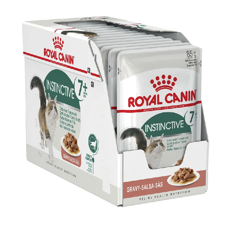 Royal Canin - Instinctive Gravy 7+ Mature Cat Wet Food (85g x 12pk)