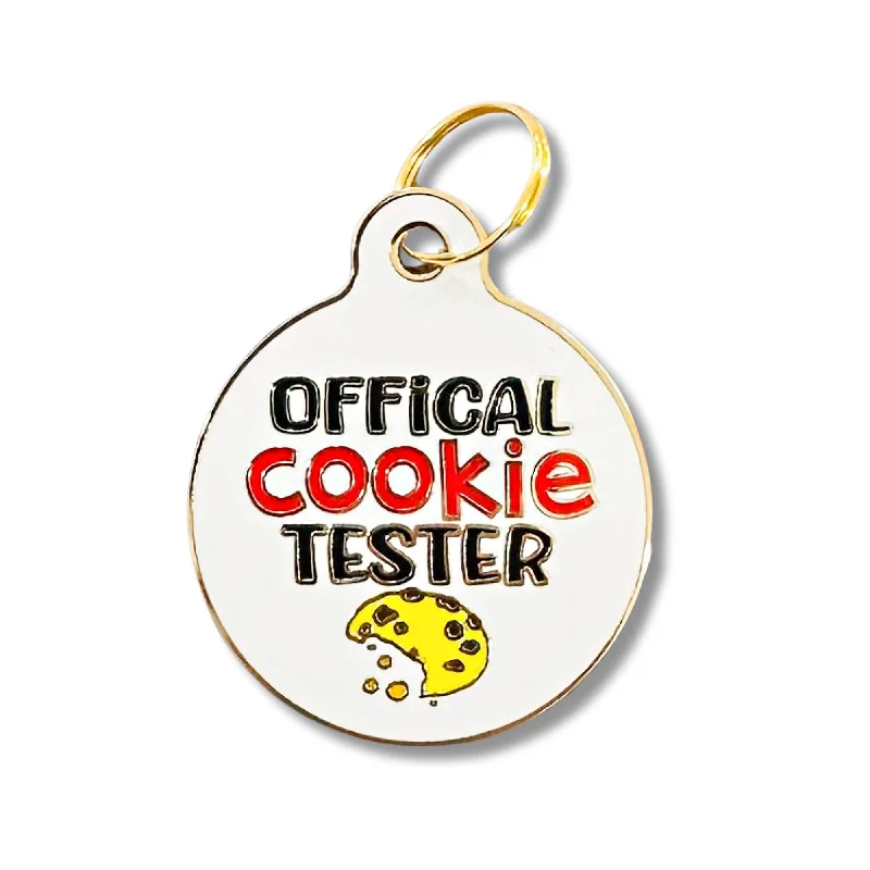 Pet ID Christmas Tag - Official Cookie Tester