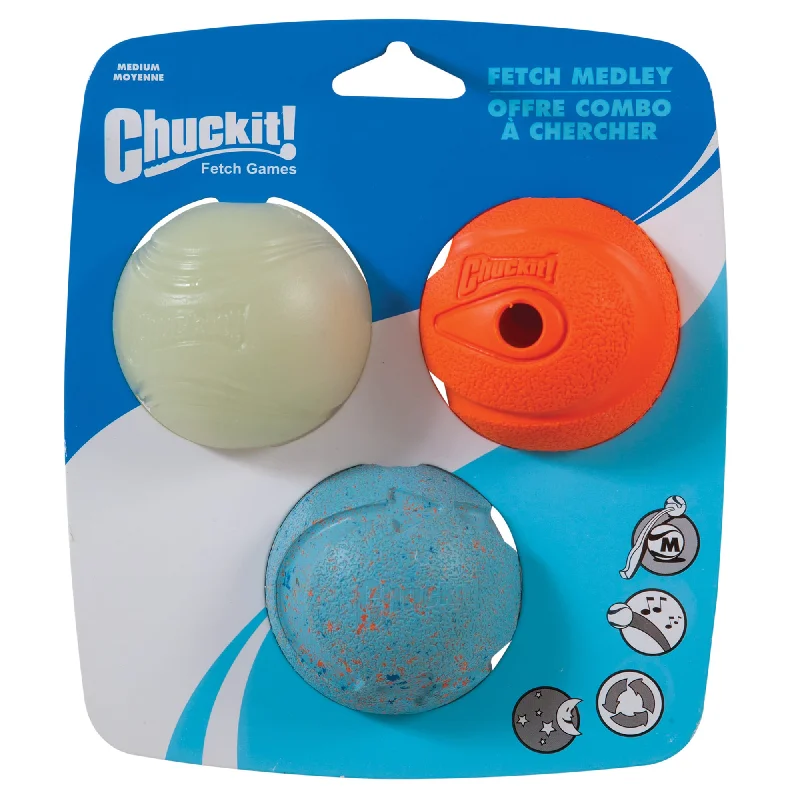 Chuckit Medley Ball Medium 3 Pack