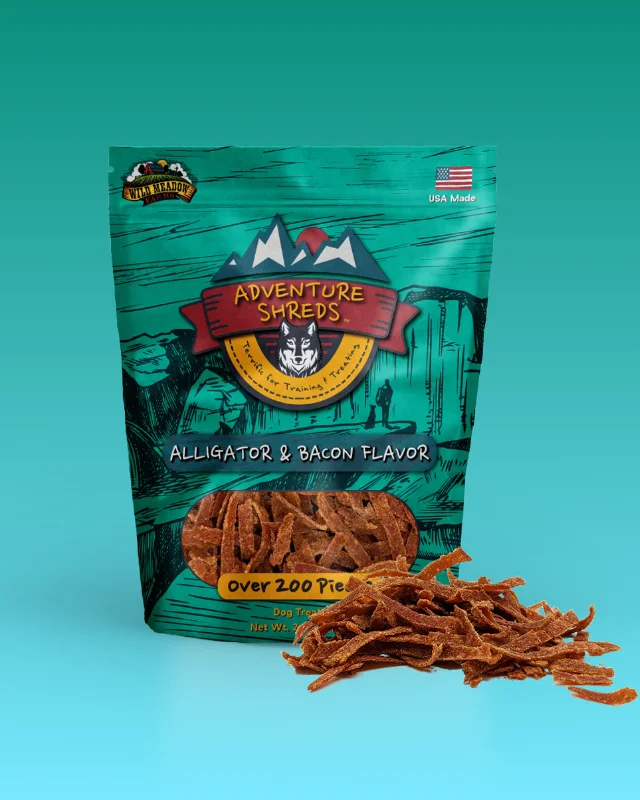 Adventure Shreds Alligator Dog Treat (Made in the USA)