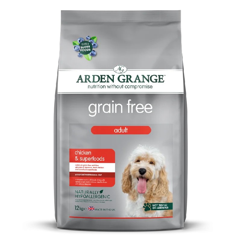 Arden Grange Grain Free Adult Chicken Dog Dry Food - 12KG