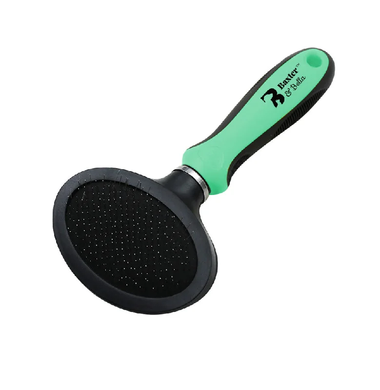 BAXTER & BELLA Oval Head Slicker Brush