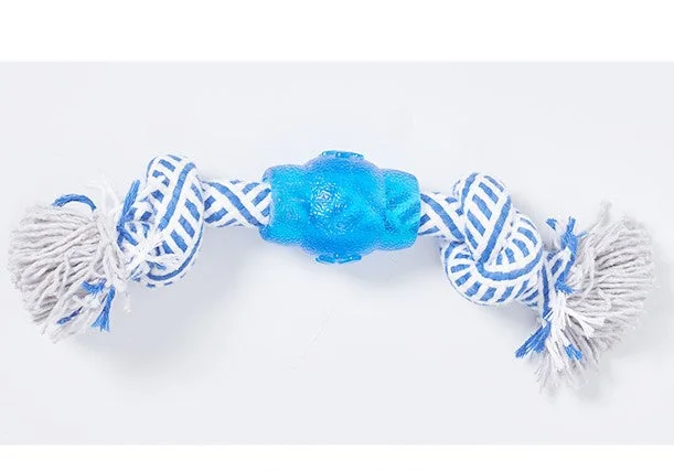 Blue and white series cotton rope+tpr tree branch