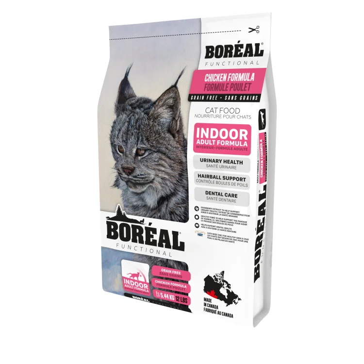 BOREAL Functional Indoor Adult Formula Chicken, 5.44kg (12lb)