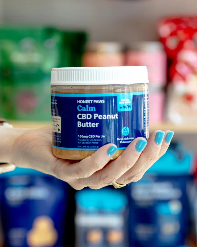 Calming CBD Peanut Butter Jar