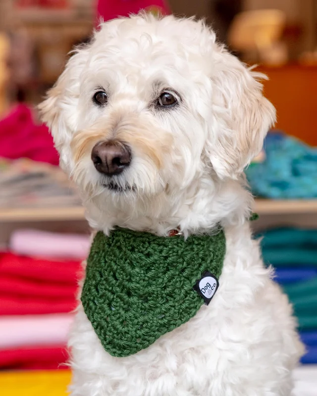 Hand-Crochet Dog Bandana (Made in the USA)