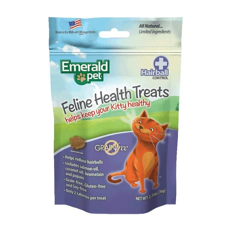 EMERALD PET Hairball Formula Treats Chicken, 70g